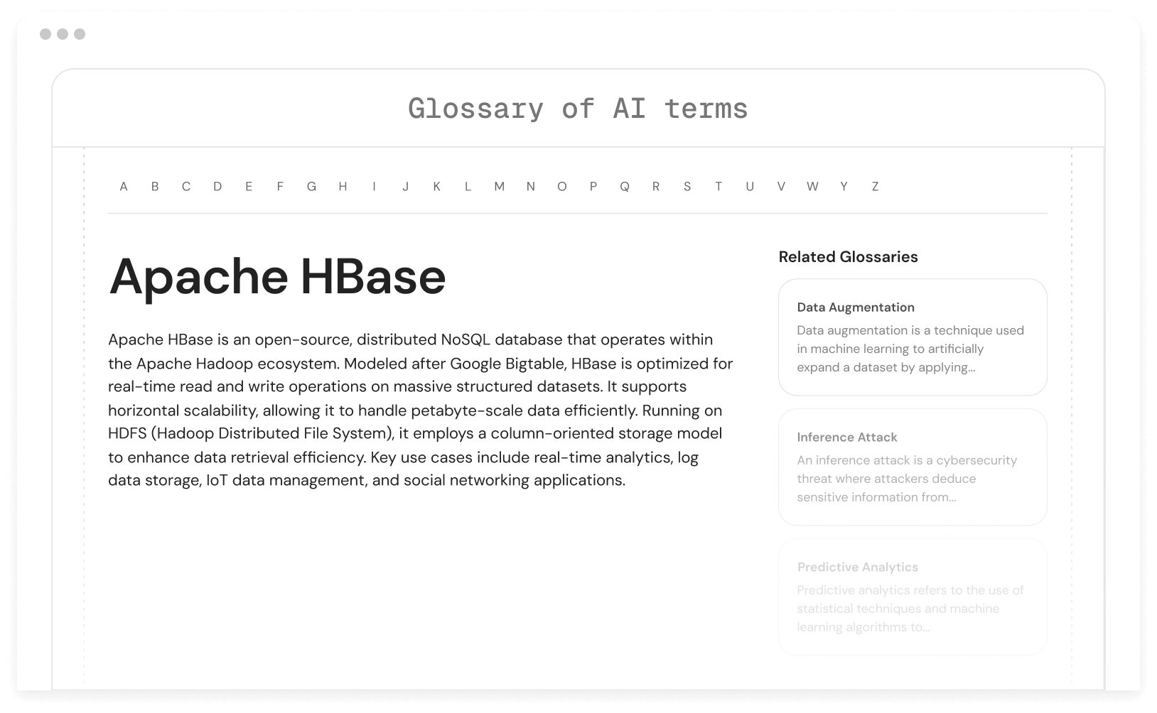 Glossary